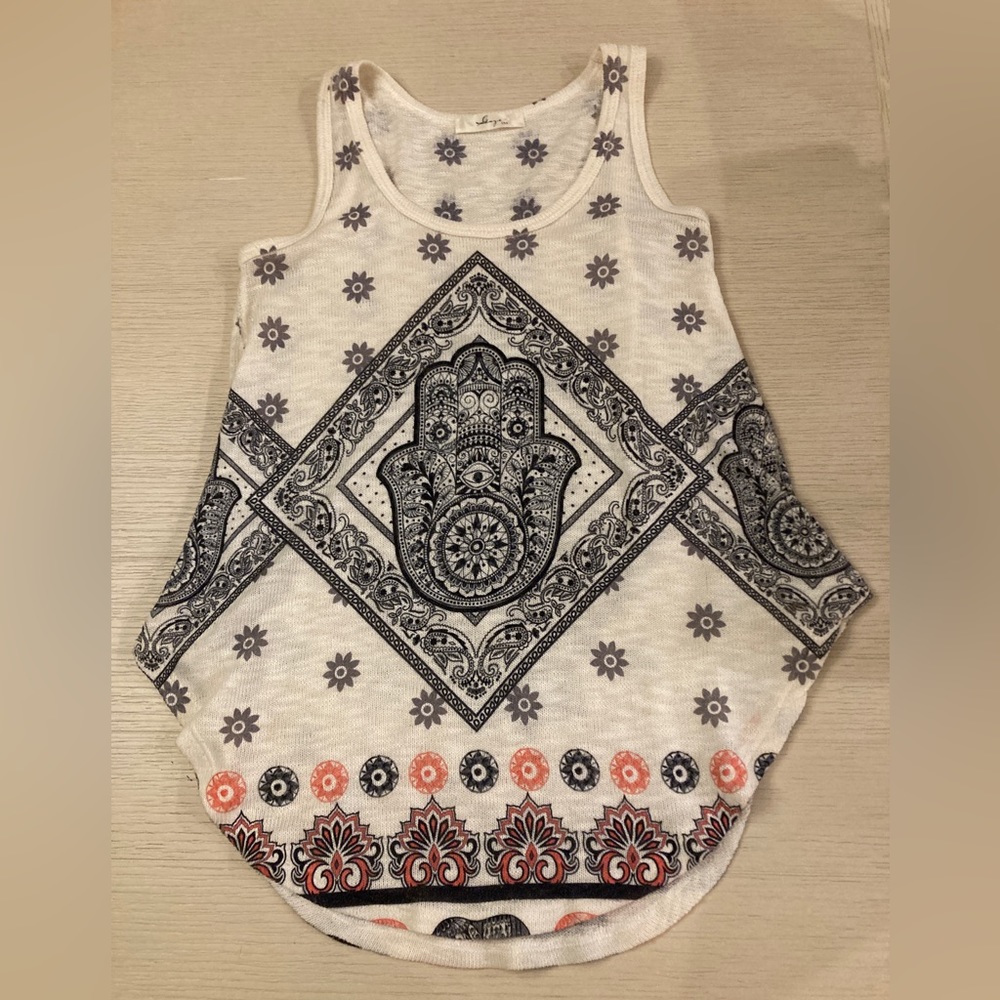 Fun knit sleeveless top